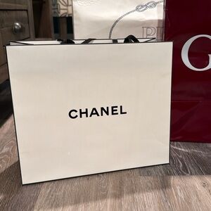 Chanel Classic White Shopping Bag